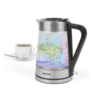 Fierbator electric Salter 1,7L 2200W cu LED albastru, BPA-free