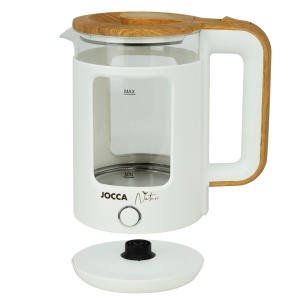 Fierbator Jocca Nature Line 18L 1500W Sticla Borosilicata Alb - Img 3