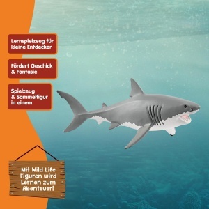 Figurina Albina Schleich WILD Life Alb, 18 x 8 x 8 cm - Img 6