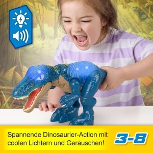 Figurina Baryonyx Fisher-Price Imaginext cu lumini si sunete, 25 cm - Img 2