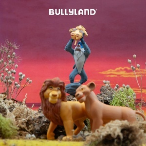 Figurina Bullyland 12254 - Simba din Regele Leu, 4.7 cm, detaliata, cadou pentru copii - Img 3