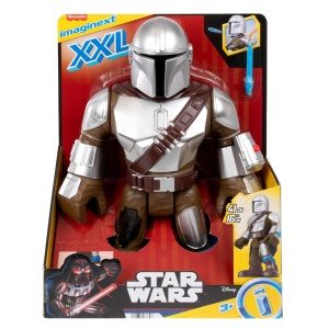 Figurina de actiune Fisher-Price The Mandalorian, 42 cm, cu capa si proiectile - Img 6