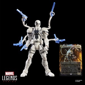 Figurina de actiune Hasbro Marvel Legends Agent Anti-Venom, 15 cm, 14 accesorii - Img 4