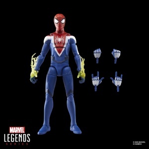 Figurina de Actiune Marvel Legends Miles Morales, 15 cm, Design Premium, 4 Maini Interchangeabile - Img 9