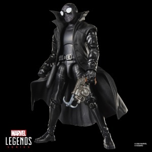 Figurina de colectie Spider-Man Noir Hasbro 15 cm, design premium, 6 accesorii - Img 6