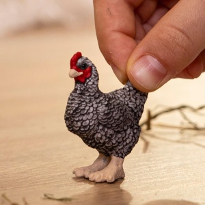 Figurina de jucarie - Schleich Plymouth Rock - Huhn, 2 x 4 x 4 cm - Img 2