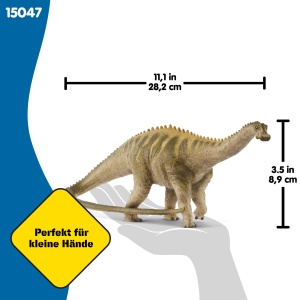 Figurina Dinosaur Schleich Diplodocus 15047, 6 x 28 x 9 cm, pentru copii de la 3 ani - Img 5
