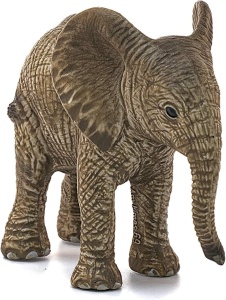 Figurina Elefant Baby Schleich WILD Life 4 x 7 x 6 cm, Detaliu Realist - Img 6