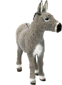Figurina Esel Schleich Farm World 4 x 9 x 10 cm, detaliu realist - Img 6