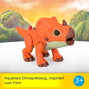Figurina interactiva Fisher-Price Imaginext Jurassic World Aquilops JGP99 20 cm cu functii speciale - Img 2