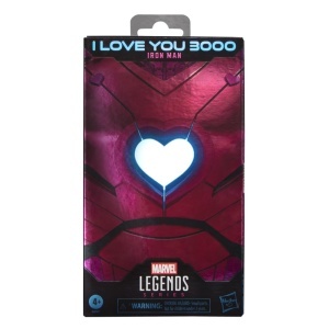 Figurina Iron Man I Love You 3000, Marvel Legends, 15 cm, design roz - Img 2