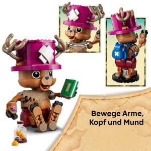 Figurina LEGO ONE PIECE Tony Tony Chopper 75643, 19 cm, cu accesorii - Img 3