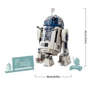 Figurina LEGO Star Wars 75379 R2-D2, 1050 piese, cu Darth Malak, pentru copii si adulti - Img 7
