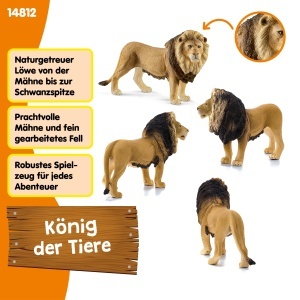 Figurina Leu Schleich 14812 4 x 12 x 7 cm Jucarie educativa pentru copii - Img 4
