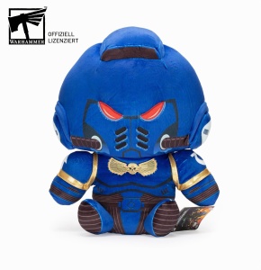 Figurina Plus Space Marine TOMY, Mare, Razboinic cu Armura MkX Tacticus, Design Ultramarine - Img 2