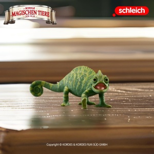 Figurina Schleich Caspar 14911 10 x 5 x 6 cm Chamaleon stralucitor - Img 5