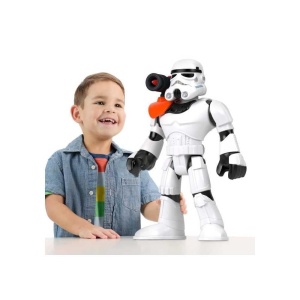 Figurina Star Wars XXL Sturmtruppler Fisher-Price, 42 cm, cu lansator, pentru copii 3 - Img 5