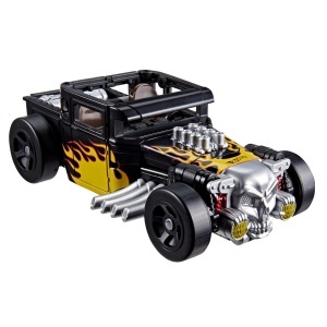 Figurina transformabila Hot Wheels x Transformers Bone Shaker, 12.5 cm, cu accesorii