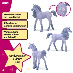 Figurina Unicorn Iris Schleich BAYALA, 9 x 2 x 9 cm, pentru copii de la 5 ani - Img 3
