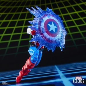 Figurine de Actiune Marvel Legends Captain America si Venom, 15 cm, Albastru - Img 11