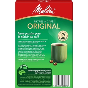 Filtru cafea Melitta Original 40 Filtres, alb, pentru cafea filtrata - Img 3