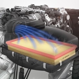 Filtru de aer Bosch pentru automobile, rezistent la umiditate, compatibil cu Audi A6 C7 - Img 8