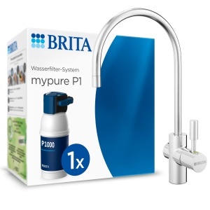 Filtru de apa BRITA mypure P1 cu cartus P1000, 1200 litri, 3 setari