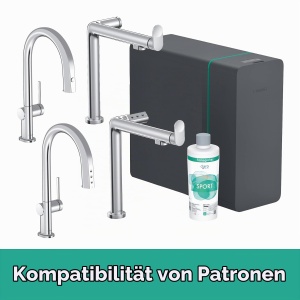 Filtru de apa hansgrohe Aqittura M91, capacitate 300 litri, mineralizare sport - Img 4