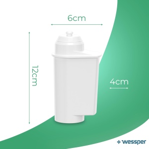 Filtru de apa Wessper AQUAINTENSE pentru espressoare, compatibil cu Bosch si Siemens, 6 cartuse - Img 4