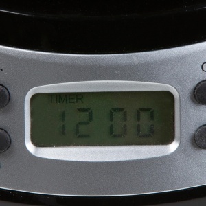 Filtru de cafea cu filtru DOMO DO709K cu temporizator - Afisaj LCD cu panou de control - Placa de incalzire - 1L - NegruOtel inoxidabil - Img 4