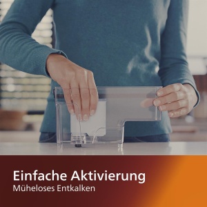 Filtru Philips AquaClean, protectie impotriva calcarului, indepartarea naturala a calcarului, gust imbunatatit al cafelei, instalare usoara, pana la 5.000 de cani fara detartrare, sistem Click&Go, 2x filtre intr-un set (CA6903/22) - Img 3