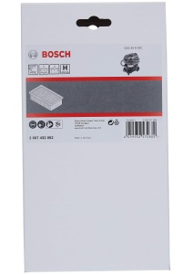 Filtru plat pliabil Bosch Professional H-Class HEPA, PTFE pentru aspirator GAS 35 H AFC - Img 2