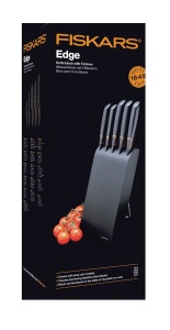 Fiskars Edge 1003099 Bloc de cutite cu 5 cutite Birkenholz Negru - Img 7