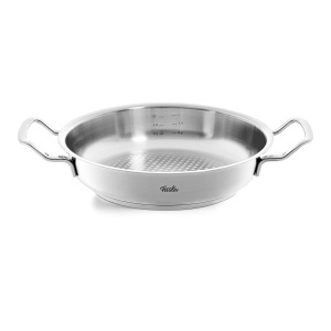 Fissler Original-Profi CollectionTigaie de servire din otel inoxidabil O 28 cm 30L tigaie rotunda cu capac de mare capacitate margine inalta neacoperi - Img 3