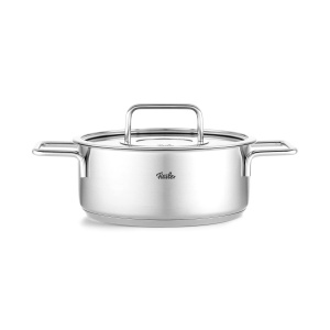 Fissler Pure Collection/Caserola din otel inoxidabil (O 20 cm, 2.4L) Vase cu capac metalic, scalare interioara - inductie - Img 2
