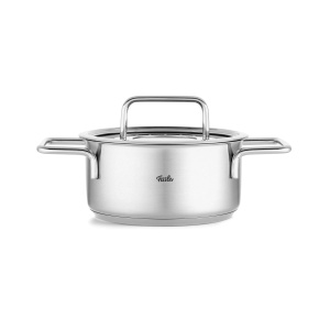 Fissler Pure Collection/cratita din otel inoxidabil (O 16 cm, 1,9L) Oale cu capac de sticla, scalare interioara - inductie - Img 2
