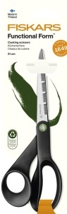 Foarfeca de bucatarie Fiskars ReNew, 21 cm, negru, din otel reciclat - Img 6