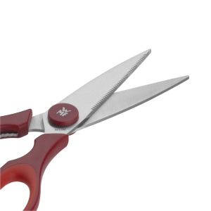 Foarfeca de bucatarie WMF Touch 21 cm otel inoxidabil manere ergonomice rosie - Img 5