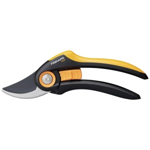 Foarfeca de gradina Fiskars Plus P521, pentru crengi proaspete, 20,1 cm, negruportocalie - Img 1