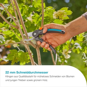 Foarfeca de gradina Gardena PremiumCut, 22 mm, manere ergonomice, made in Germany - Img 2