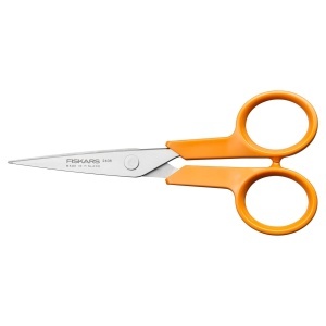 Foarfeca de mana Fiskars Classic, 5.3 cm, pentru dreptaci si stangaci, portocalie - Img 1