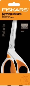 Foarfeca de taiat Fiskars RazorEdge, 23 cm, pentru stofe, AlbPortocalie - Img 7