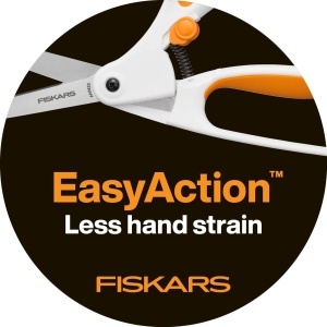 Foarfeca Fiskars Easy Action Softgrip 26 cm Lame din Otel Inoxidabil AlbPortocaliu - Img 8