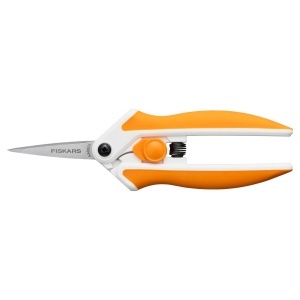 Foarfeca Fiskars Softgrip Easy Action 1070029 15 cm AlbPortocaliu pentru detalii precise