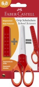 Foarfeca pentru copii Faber-Castell cu protectie lama, set 5 bucati - Img 2