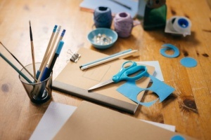 Foarfeca pentru copii Fiskars, 18 cm, din otel inoxidabil, culoare turcoaz - Img 3