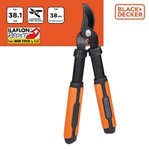 Foarfeca pentru crengi BLACKDECKER 381x178x3 cm NegruPortocaliu - Img 4