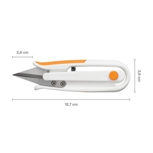 Foarfeca pentru Fadeni Fiskars 1070023, 12,7 cm, Inox, Alb - Img 3