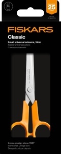 Foarfeca universala Fiskars Classic, 8.1 cm, pentru dreptaci si stangaci, portocalie - Img 7