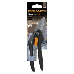 Foarfeca universala Fiskars SingleStep SP28, 20.8 cm, lame din otel de inalta calitate, negruportocaliu - Img 5